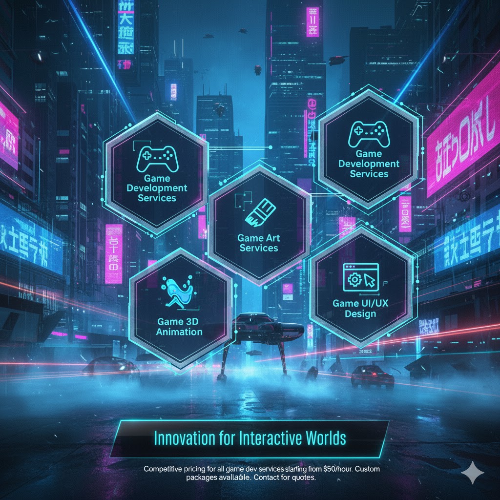 京都スタジオ向けゲーム宣伝イラスト制作 - $2,500-$6,000 | 目を引くデザイン